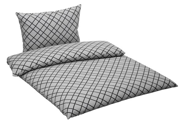 POSTEĽNÁ BIELIZEŇ, flanel, sivá, 140/200 cm Esposa - Obliečky & plachty
