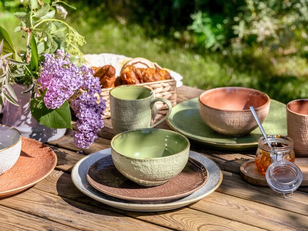 KOMBINOVANÝ SERVIS, 16-dielne, kamenina Creatable - Online Only bytové doplnky, Online Only