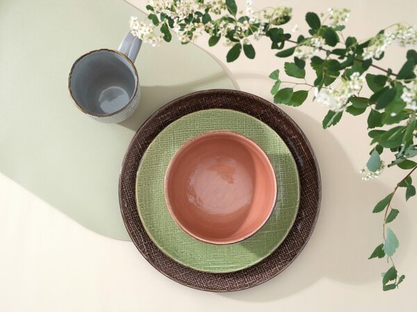 KOMBINOVANÝ SERVIS, 16-dielne, kamenina Creatable - Online Only bytové doplnky, Online Only
