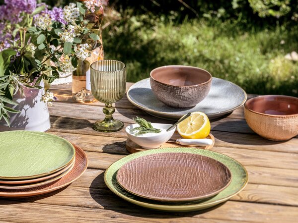 KOMBINOVANÝ SERVIS, 16-dielne, kamenina Creatable - Online Only bytové doplnky, Online Only