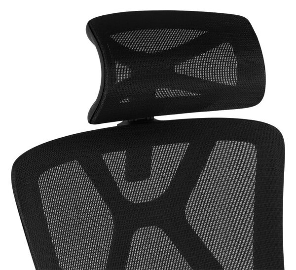 Kancelárska ergonomická stolička Neoseat VIBE — čierna, nosnosť 150 kg