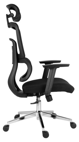 Kancelárska ergonomická stolička Neoseat GARY — čierna, nosnosť 150 kg