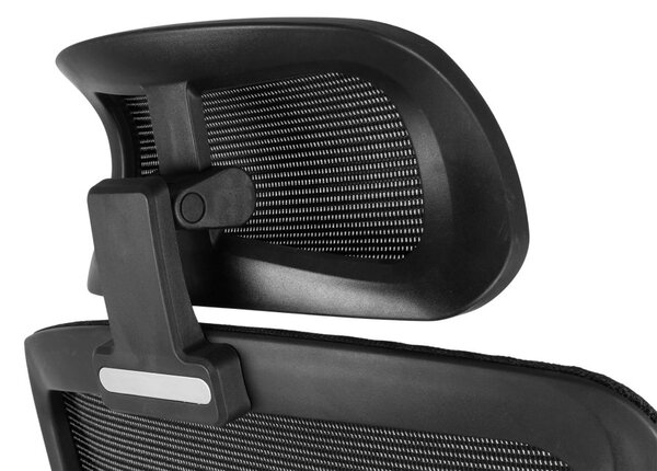 Kancelárska ergonomická stolička Neoseat GARY — čierna, nosnosť 150 kg