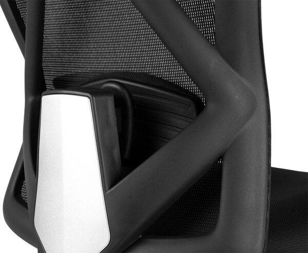 Kancelárska ergonomická stolička Neoseat VIBE — čierna, nosnosť 150 kg