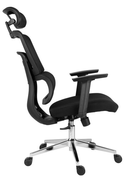 Kancelárska ergonomická stolička Neoseat GARY — čierna, nosnosť 150 kg