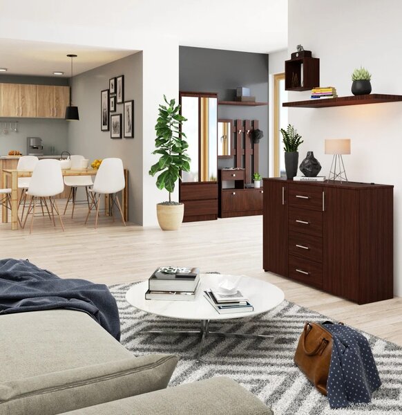 Kombinovaná komoda SAVRILA - wenge