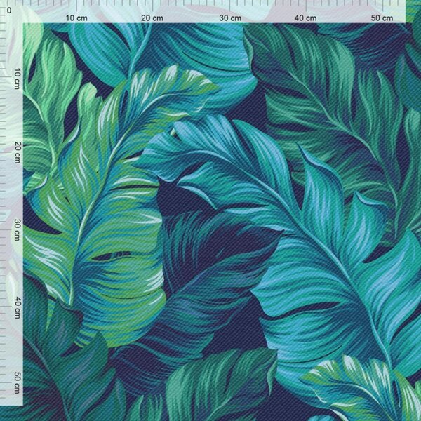 Záves na riasiacej páske 140x230 cm MIGD219 zelené palmové lístie Farba Viacfarebná Rozmery 140x230 cm