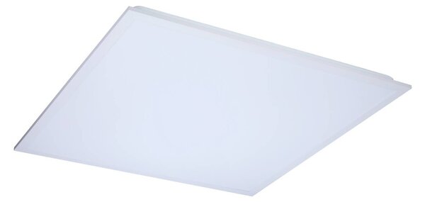 Vstavaný LED panel QUANTUM, biely, 62 x cm, DALI, 26 W, UGR19, IP54, Biela / opálová, Pracovňa / Kancelária, kov, Zapustené stropné svietidlo