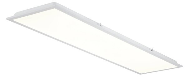 Vstavaný LED panel START, biely, 120 × 30 cm, DALI, 33 W, UGR19, Biela / opálová, Pracovňa / Kancelária, kov, Zapustené stropné svietidlo
