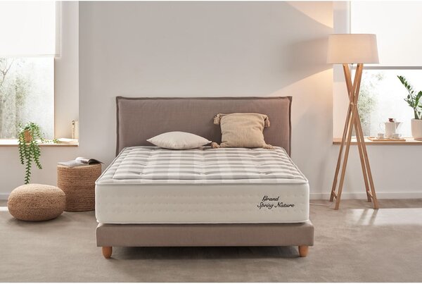 Stredne tvrdý pružinový termoregulačný matrac 90x200 cm Grand Spring Nature – Moonia