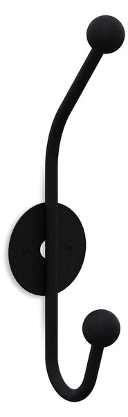 Wallity Nástenný háčik Rhino 24 cm čierny
