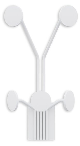 Wallity Nástenný kovový háčik Giraffe 24 cm biely