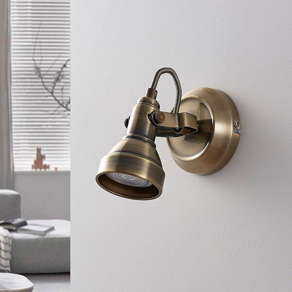 Stropné Lampa Lindby, Perseas, stmievateľné, Bronzová / Stará Mosadz, Obývacia izba, Kov, Starožitný