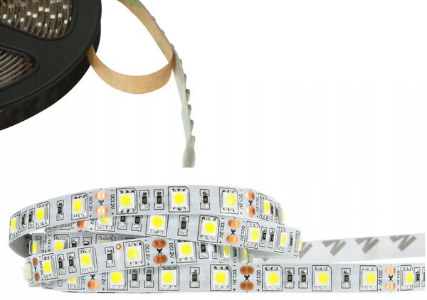 ECOLIGHT LED pásik 5050 - 14,4W/m - IP20 - neutrálna biela - 50m