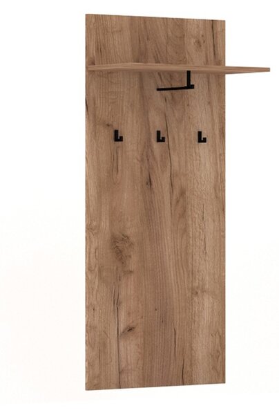 Vivaldi Nástenný predsieňový vešiak Bilbao 63,4 cm dub Remeselný Tabak