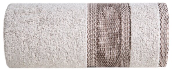 BAVLNENÝ UTERÁK KALI SADA 1KS 50X90 CM, 1KS 70X140 CM BÉŽOVÁ