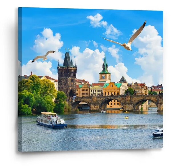 Sablio Obraz Praha Karlov most 2 - 50x50 cm