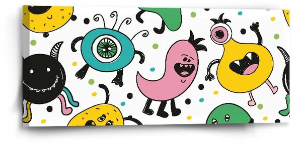 Sablio Obraz Príšerky - 110x50 cm