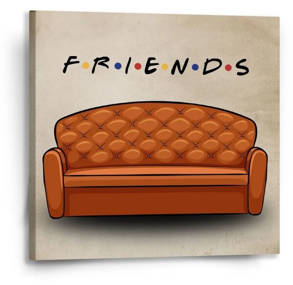 Sablio Obraz Seriál Priatelia FRIENDS Gauč - 50x50 cm