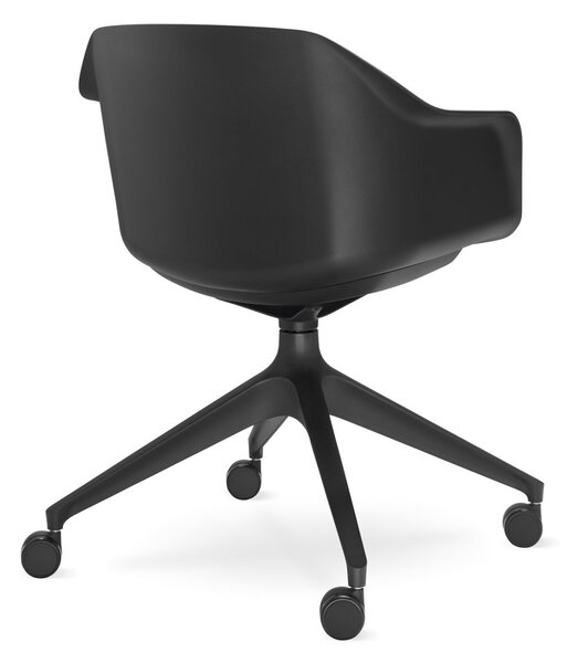 LD SEATING - Otočná stolička RIVA RI-01,F02 s čalúneným sedadlom