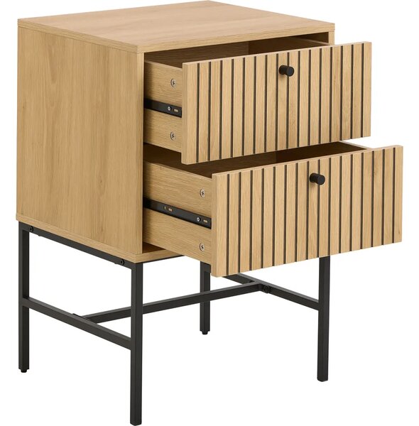Actona Nočný stolík Albany 45 cm dub prírodný