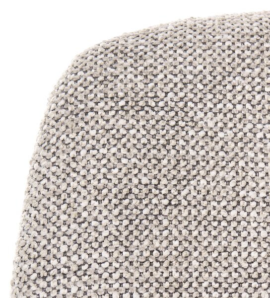 Kancelárska stolička béžová polyester látkové čalúnenie nastaviteľná výška otočná základňa domáca kancelária