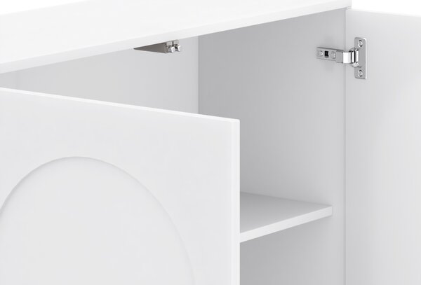 Vivaldi Nočný stolík Arco 50 cm biela