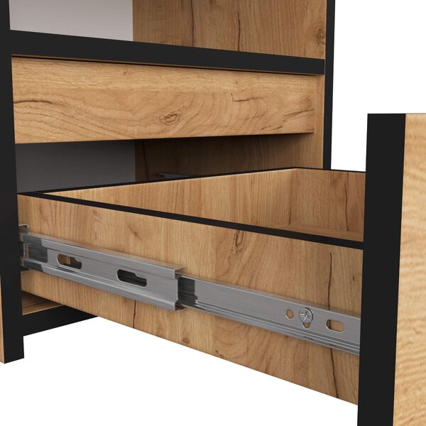 Ak furniture Nočný stolík CL1 40 cm dub remeselný