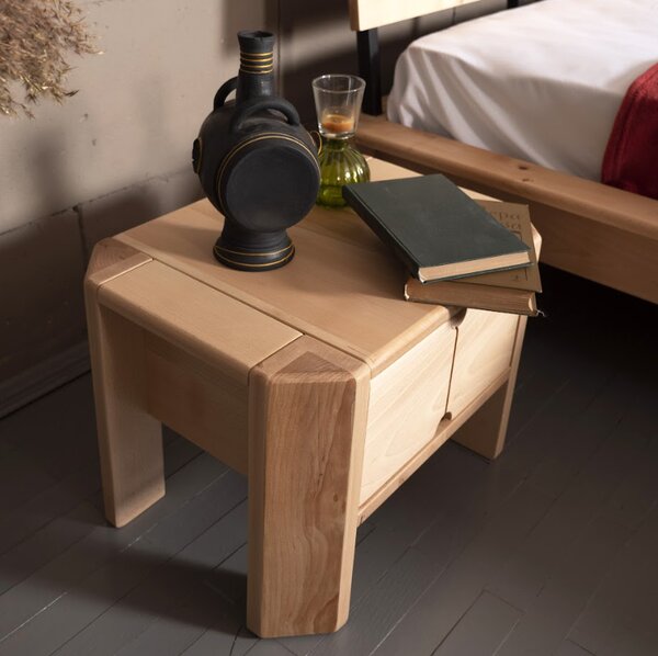 MarLiving Nočný stolík LOFT 03 z masívu