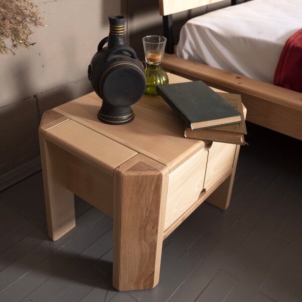 MarLiving Nočný stolík LOFT 01 so zásuvkou z masívu