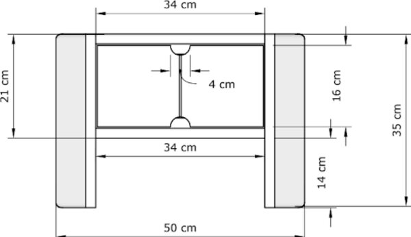 MarLiving Nočný stolík LOFT 01 so zásuvkou z masívu