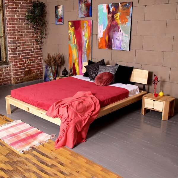 MarLiving Nočný stolík LOFT 01 so zásuvkou z masívu