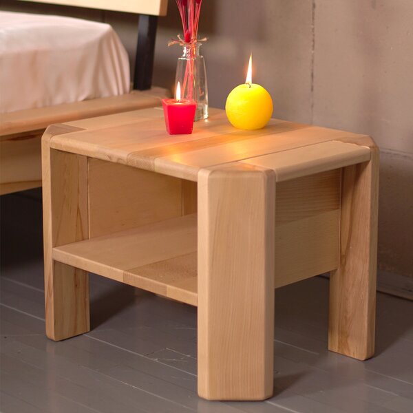 MarLiving Nočný stolík LOFT 01 z masívu