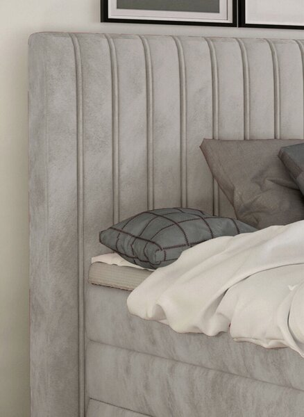 MINOLA boxspring posteľ s úložným priestorom, doprava zadarmo