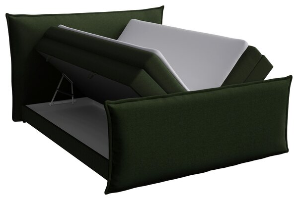 BOXSPRINGOVÁ POSTEĽ, 160/200 cm, zelená MID.YOU - Online Only spálne, Online Only
