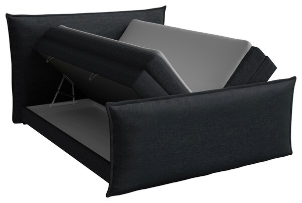 BOXSPRINGOVÁ POSTEĽ, 160/200 cm, sivá MID.YOU - Online Only spálne, Online Only