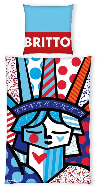 OBOJSTRANNÁ POSTEĽNÁ BIELIZEŇ, renforcé, viacfarebná, 135/200 cm BRITTO - Online Only bytové doplnky, Online Only