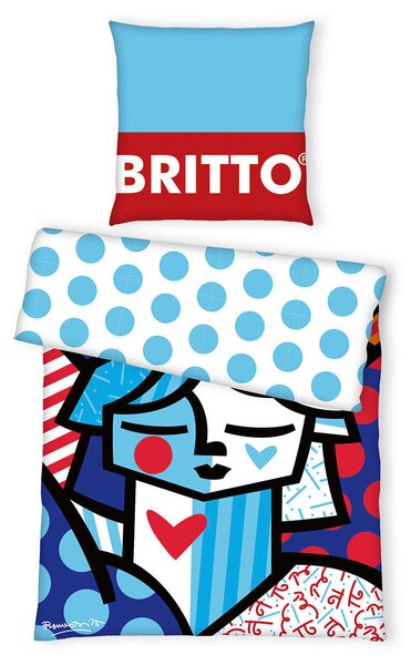 OBOJSTRANNÁ POSTEĽNÁ BIELIZEŇ, renforcé, viacfarebná, 135/200 cm BRITTO - Online Only bytové doplnky, Online Only