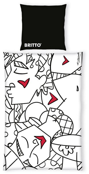 OBOJSTRANNÁ POSTEĽNÁ BIELIZEŇ, renforcé, viacfarebná, 135/200 cm BRITTO - Online Only bytové doplnky, Online Only