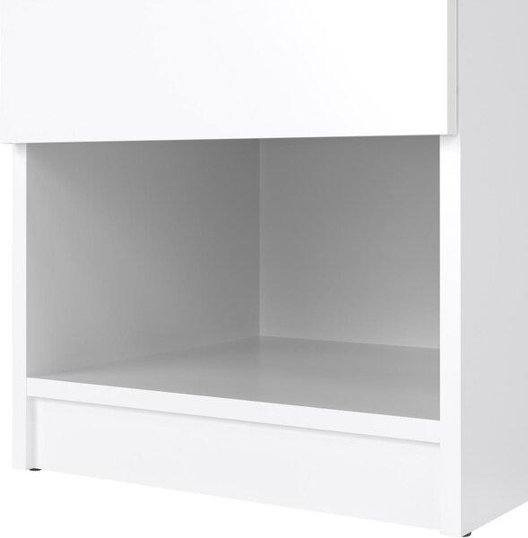 Tvilum Nočný stolík Simplicitous 238 40 cm biely lesk