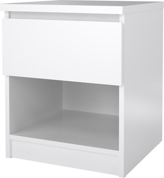 Tvilum Nočný stolík Simplicitous 238 40 cm biely lesk