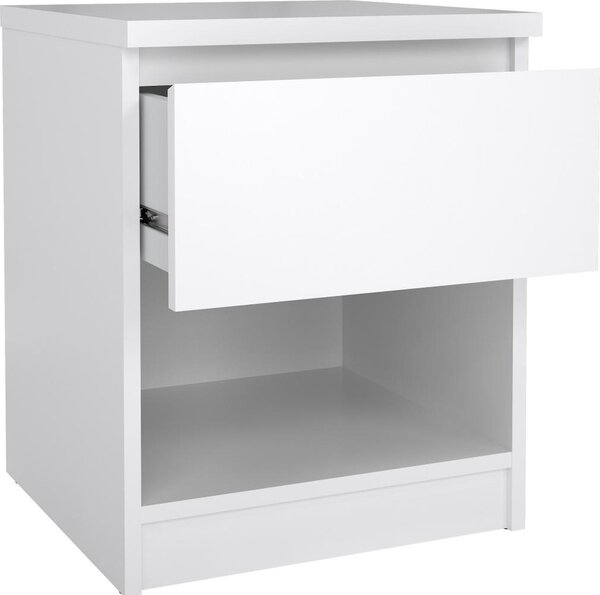 Tvilum Nočný stolík Simplicitous 238 40 cm biely lesk