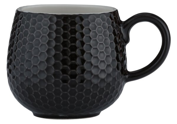 Mason Cash Impressions Mugs hrnček Honeycomb, 350 ml, čierny 2002.144