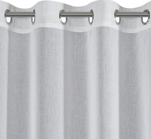 ZÁCLONA NA KRÚŽKOCH DANI1 300X250 CM BIELA
