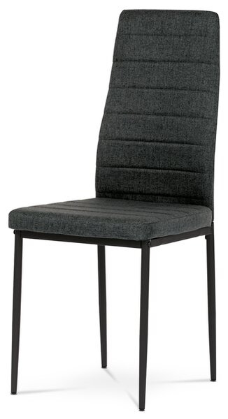 Jedálenská stolička FANCY antracitová/čierna