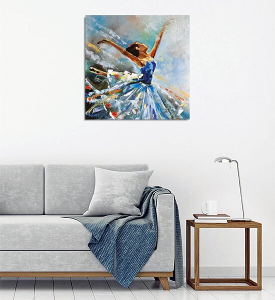 Wallity Obraz na plátne Ballet KC268 45x45 cm