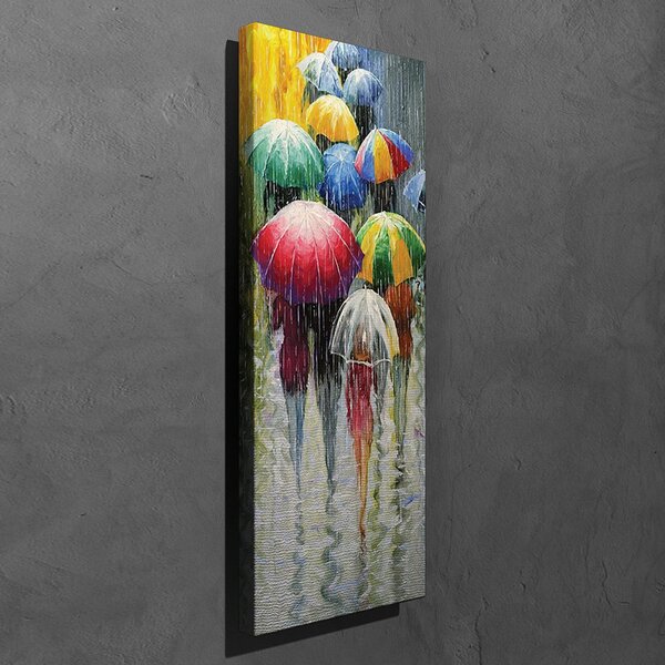 Wallity Obraz na plátne Daždivý deň PC96 30x80 cm