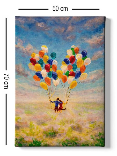 Wallity Obraz na plátne Leťte spolu 50x70 cm