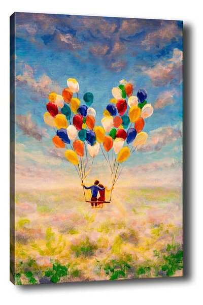 Wallity Obraz na plátne Leťte spolu 50x70 cm