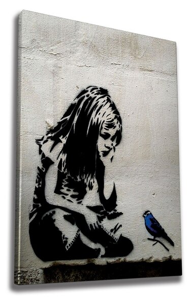Wallity Obraz na plátne Vták volajúci WY49 70x100 cm